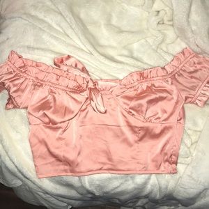 Nasty gal satin bodice top